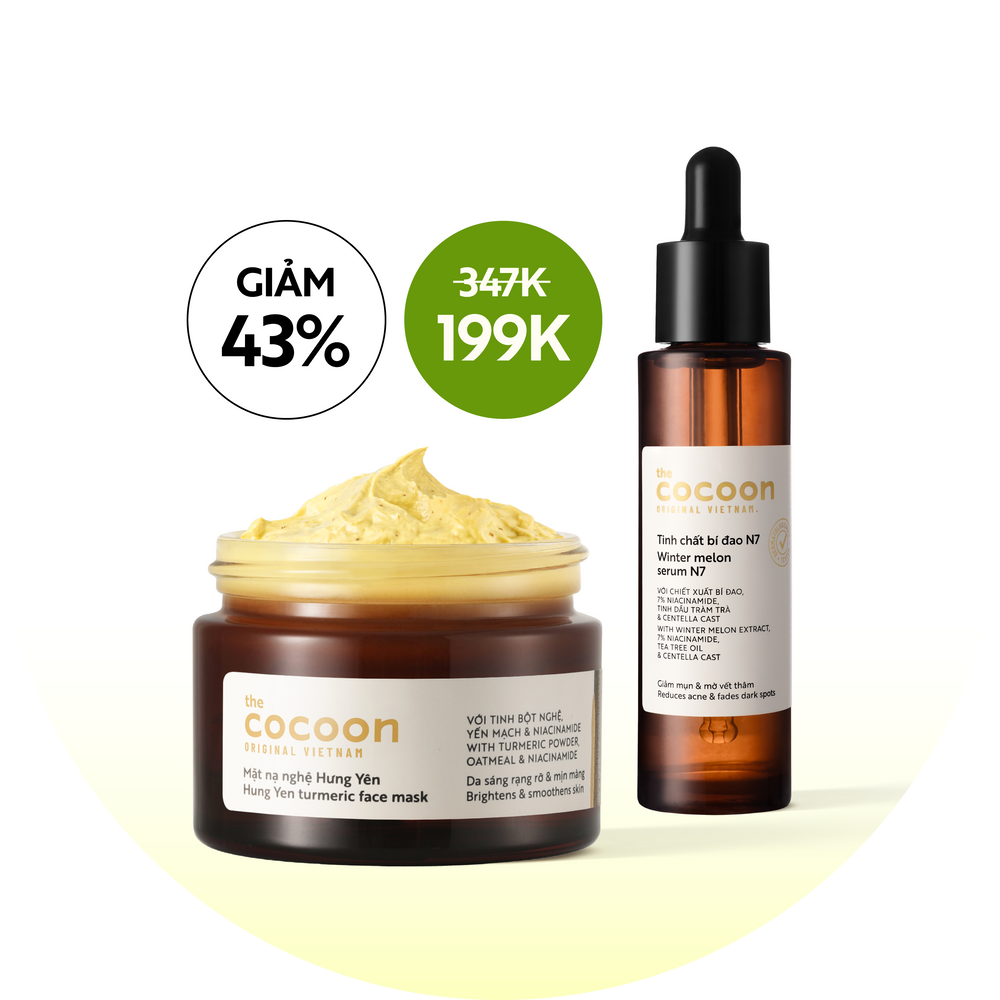 Combo Mặt nạ nghệ Hưng Yên 30ml + N7 30ml