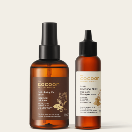 Combo phục hồi tóc hư tổn từ dầu sa-chi