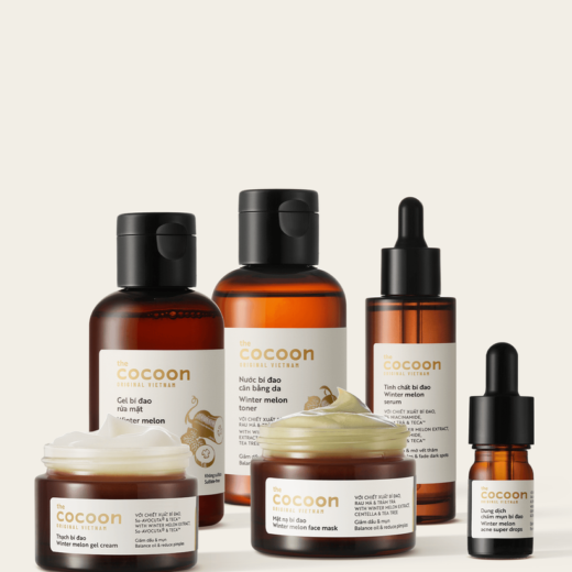 Combo chăm sóc da mụn toàn diện  - Tặng 1 thạch bí đao 30ml