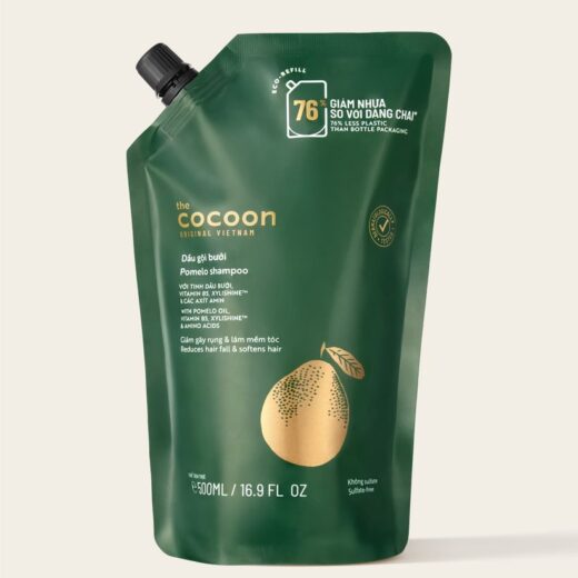 Combo 1 Dầu gội bưởi refill không sulfate 500ml và 1 Gel tắm đường thốt nốt An Giang 500ml