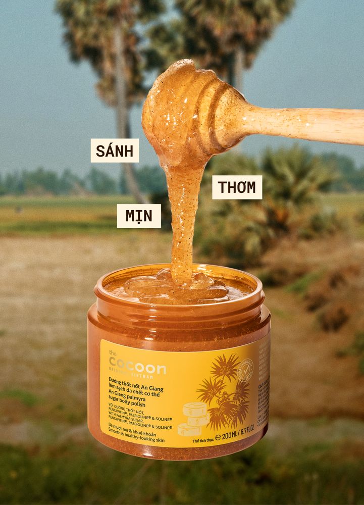 Đường thốt nốt An Giang làm sạch da chết cơ thể 200ml - Ảnh 6