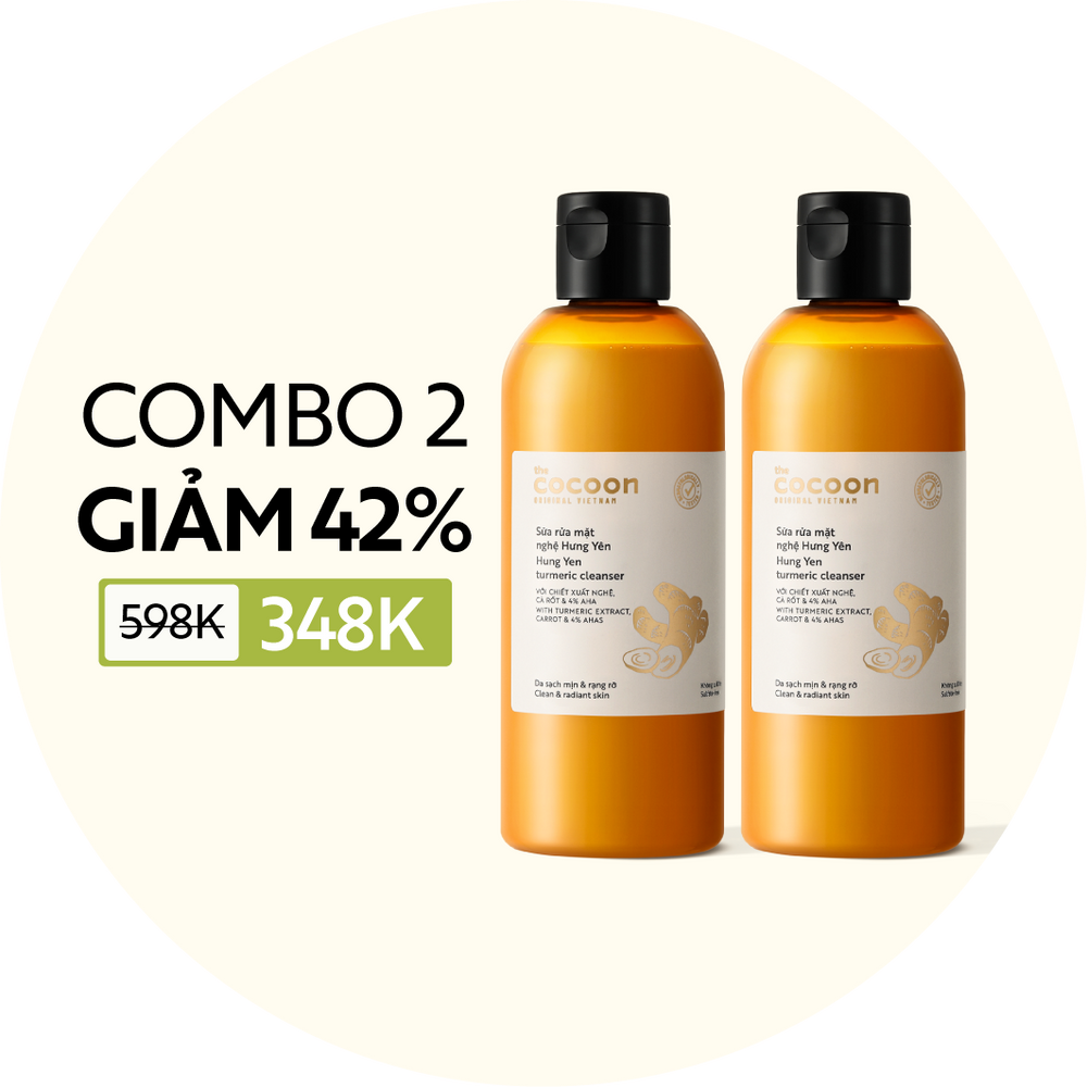 COMBO 2 Sữa rửa mặt nghệ Hưng Yên 310ml