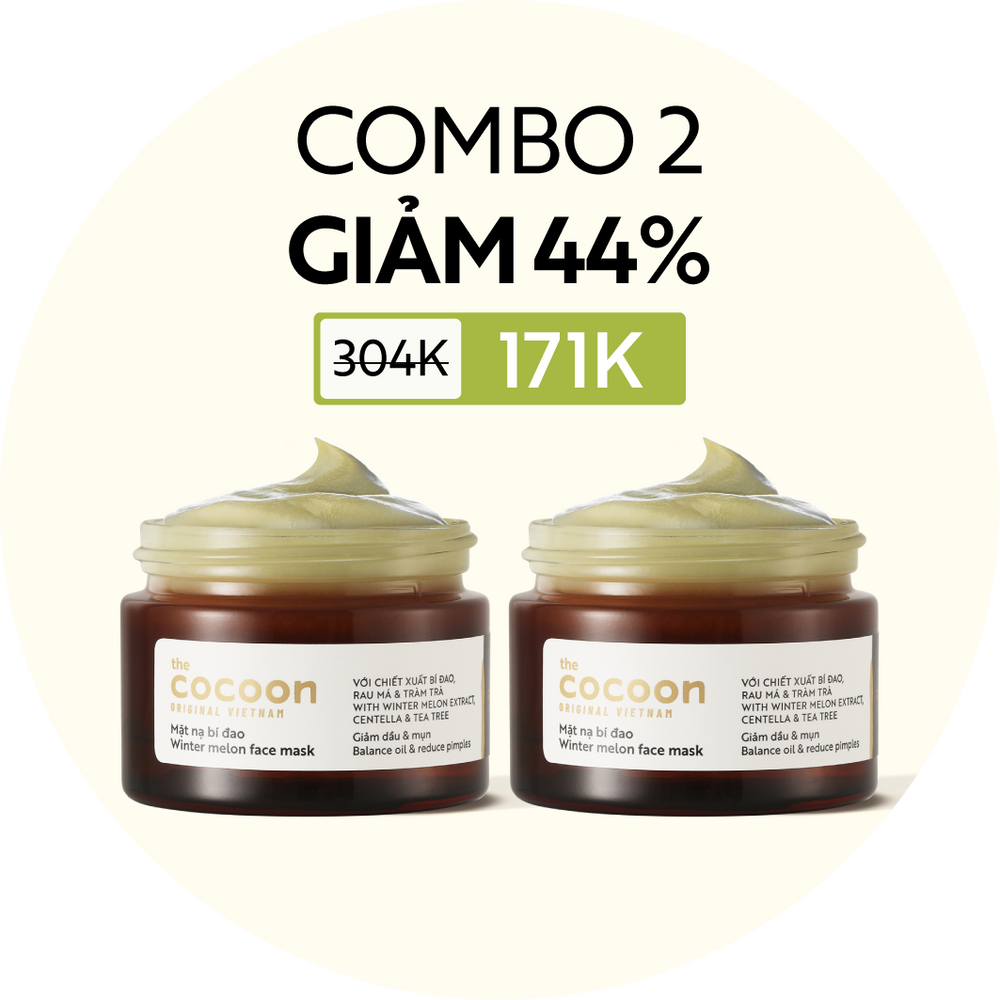 COMBO 2 Mặt nạ bí đao 30ml