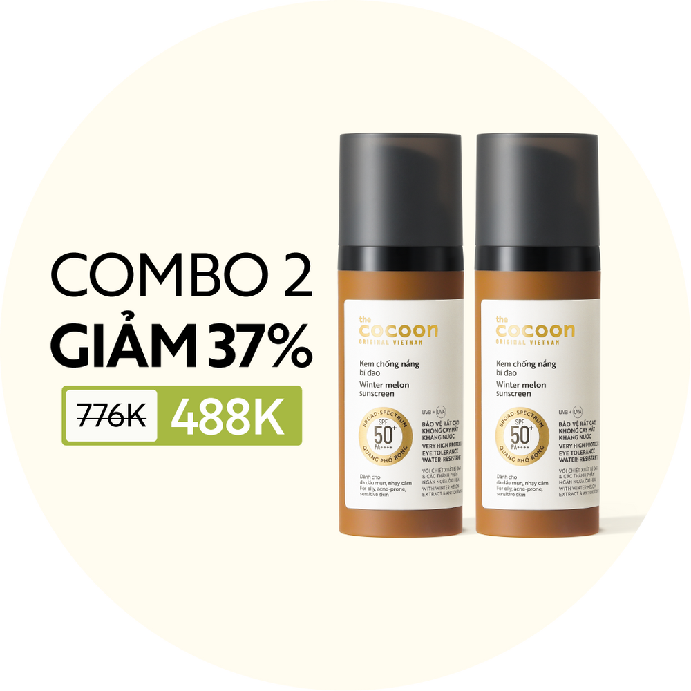Kem chống nắng bí đao quang phổ rộng, bảo vệ rất cao SPF 50 +, PA ++++ 50ml