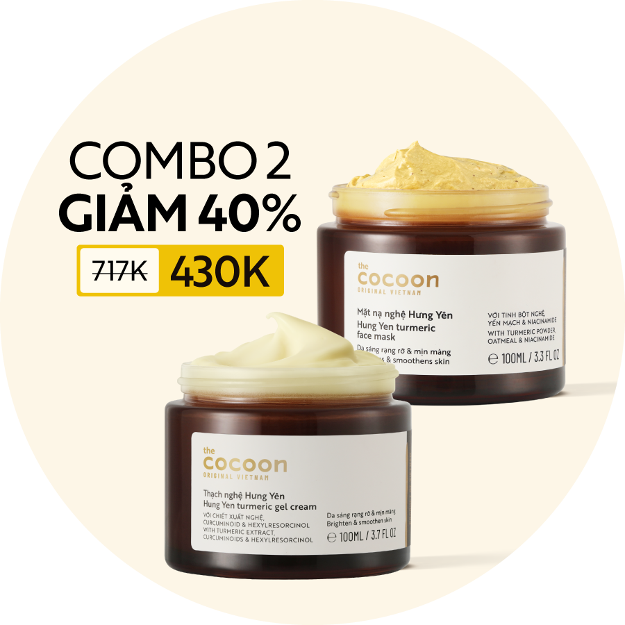 Comb 1 Mặt nạ nghệ Hưng Yên 100ml + 1 Thạch nghệ Hưng Yên 100ml